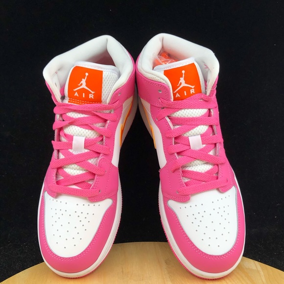 Jordan Shoes Nike Air Jordan Mid Pinksicle Safety Orange White